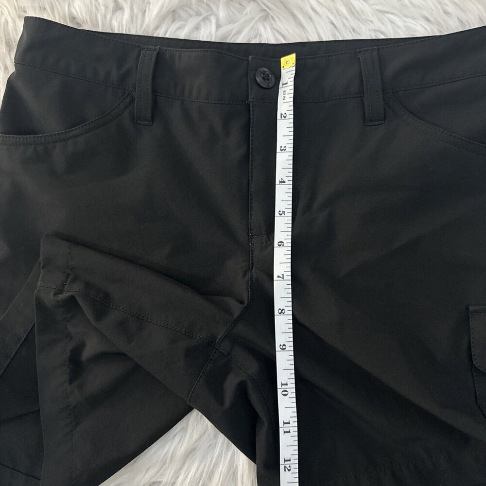 Eddie Bauer womens black surf and turf shorts 8 cargo pocket quick dry hike - Picture 8 of 10